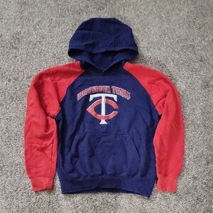 Minnesota Twins Navy and Red Hoodie